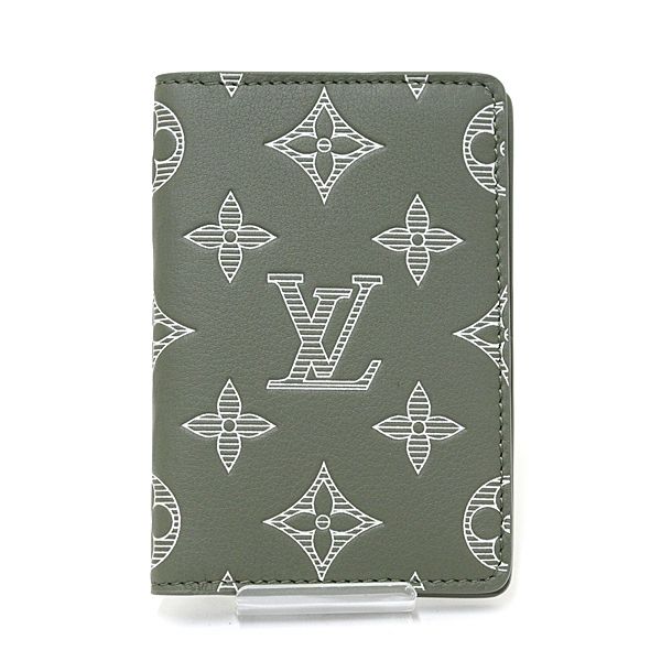 ルイ ヴィトン LOUIS VUITTON オーガナイザー ドゥ ポッシュ カードケース 名刺入れ M12501 カーキグリーン