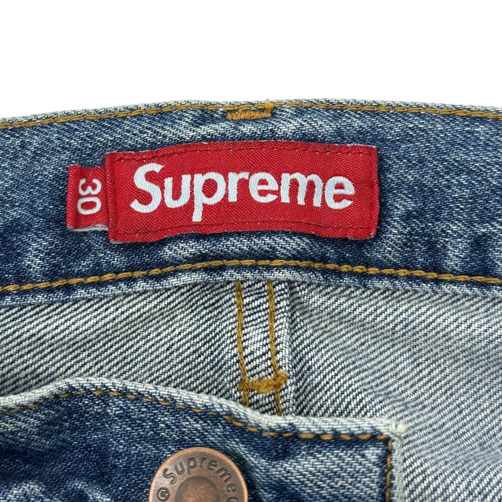 SUPREME(シュプリーム) 24AW Distressed Loose Fit Selvedge Jean 