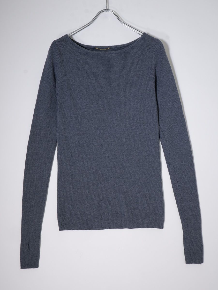 L'Appartementアパルトモン ボートネック Rib Knit(指ぬき