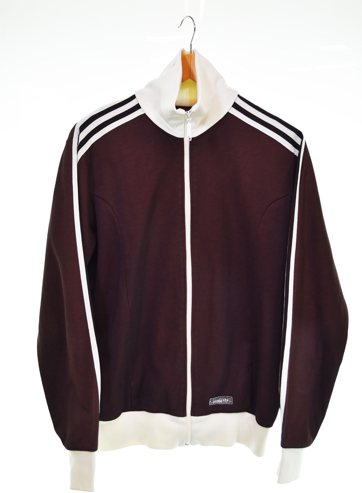 アディダス adidas 90s トラックジャケット ジャージ 袖ライン ジャケット ブラウン Lサイズ 103MT-3030