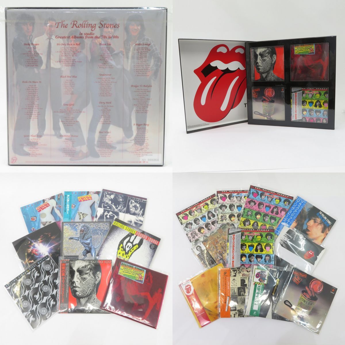 ローリングストーンズthe Rolling Stones in studio 70s ボックス