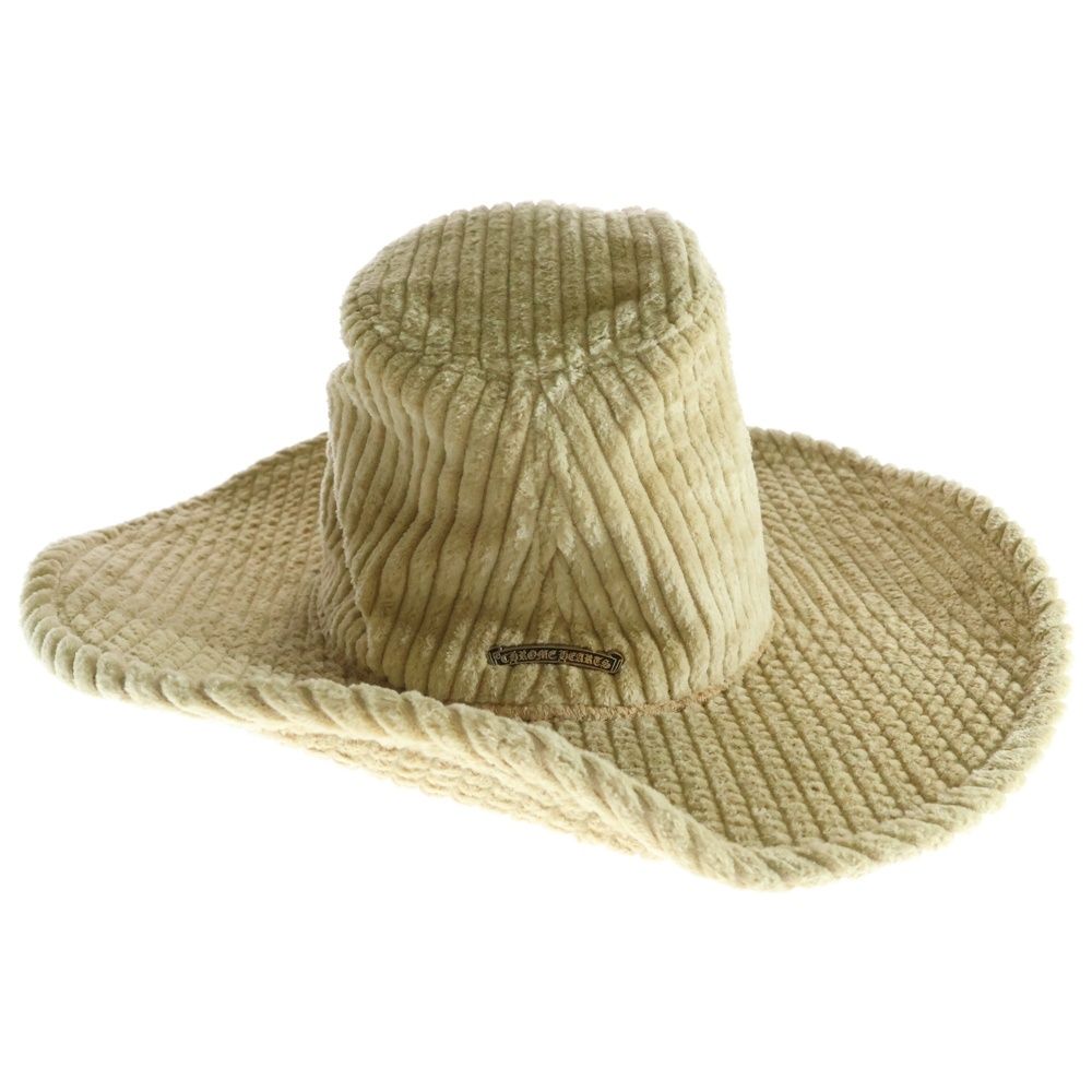 CHROME HEARTS クロムハーツ MATTY BOY チョンパーコーデュロイフェドラハット ベージュ