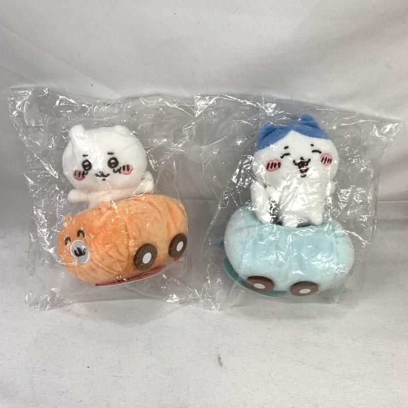 中古】現状品)ﾄﾞﾗｲﾌﾞだよ！ブーイぬいぐるみ ちいかわ・ハチワレ