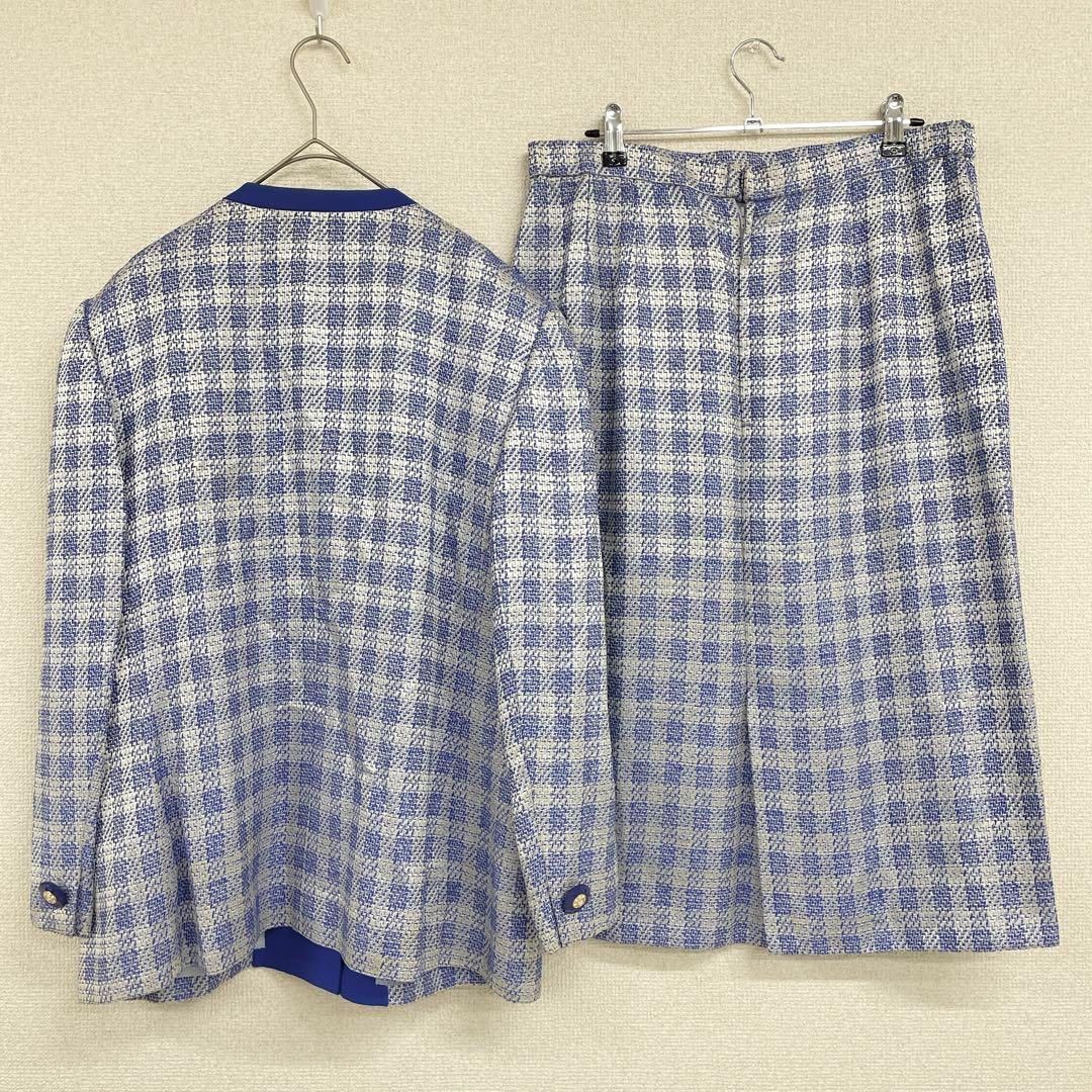 ◎GIVENCHY ジバンシー セットアップ ノーカラージャケット スカート 2