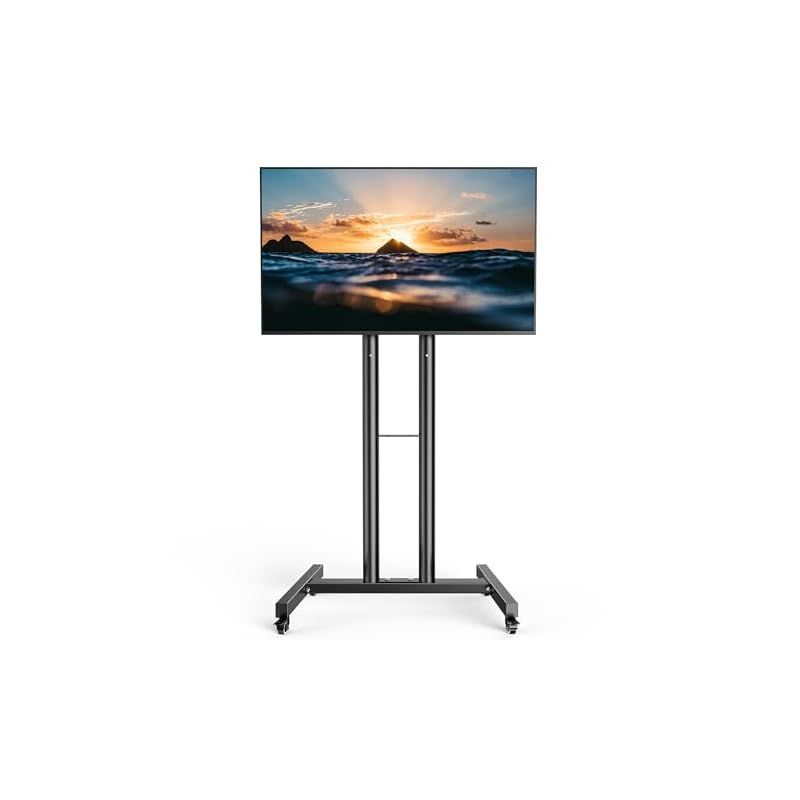 テレビスタンド テレビ台 キャスター付き 黒 32~65インチ対応 2003