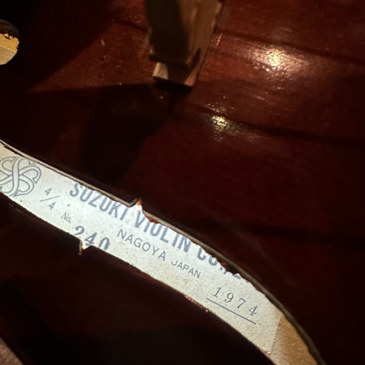 Suzuki No.240 1974年製 4/4 Violin スズキ バイオリン - メルカリ