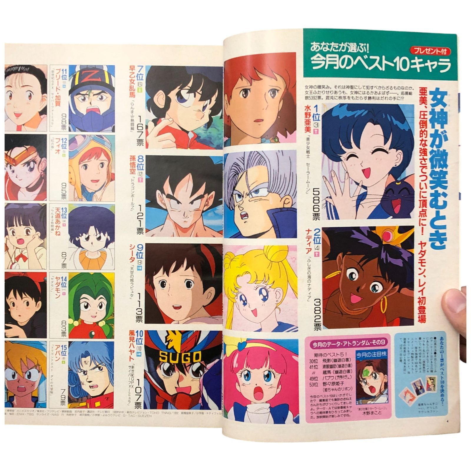 アニメージュ 1992年11月号｜速報 PATLABOR THE MOVIE 2 制作決定 新