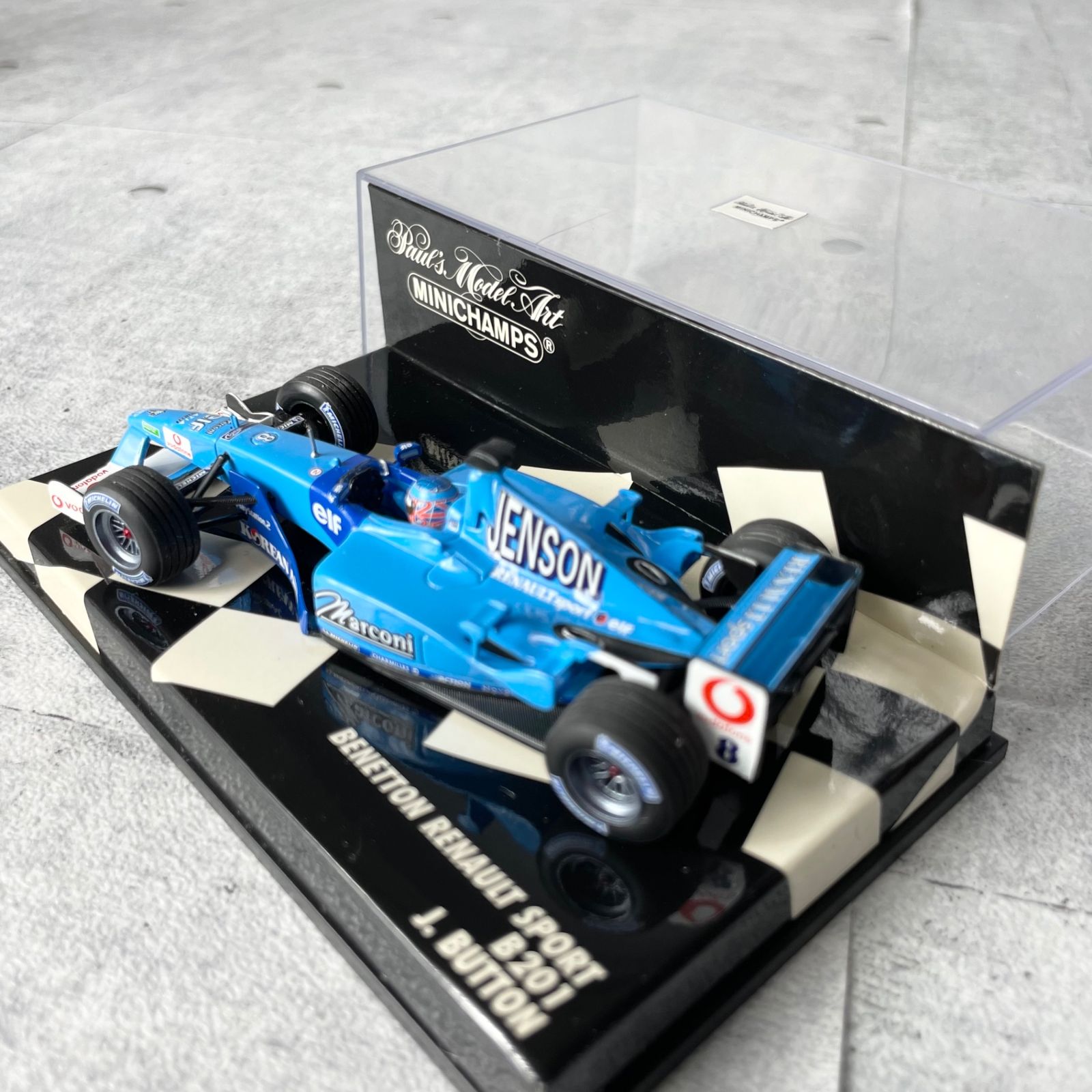 直筆サイン入り‼︎1/43PMAベネトン・ルノー B196 J. アレジ ミニチャンプス PMA 1/43 Benetton ベネトン B196 J. アレジ