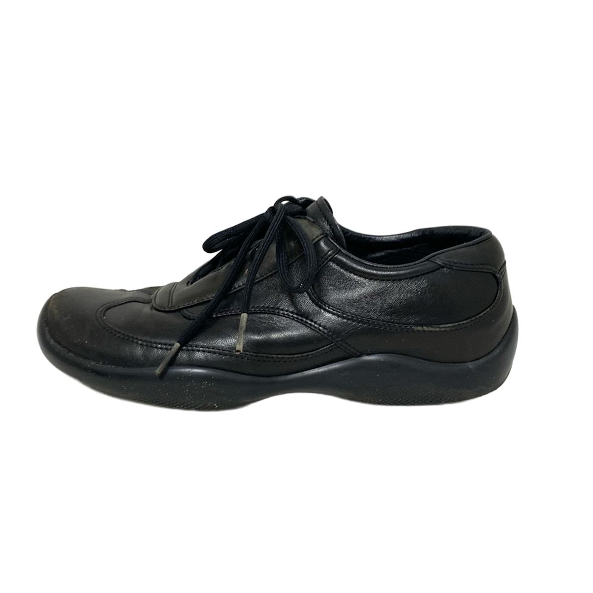 PRADA SPORTS レディース37サイズ 黒 PRADA SPORT(プラダスポーツ) スニーカー 37 レディース - 黒
