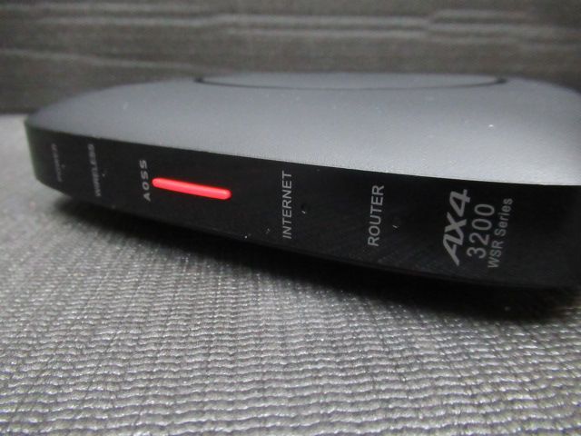 中古品 バッファロー AirStation Wi-Fiルーター WSR-3200AX4S-BK