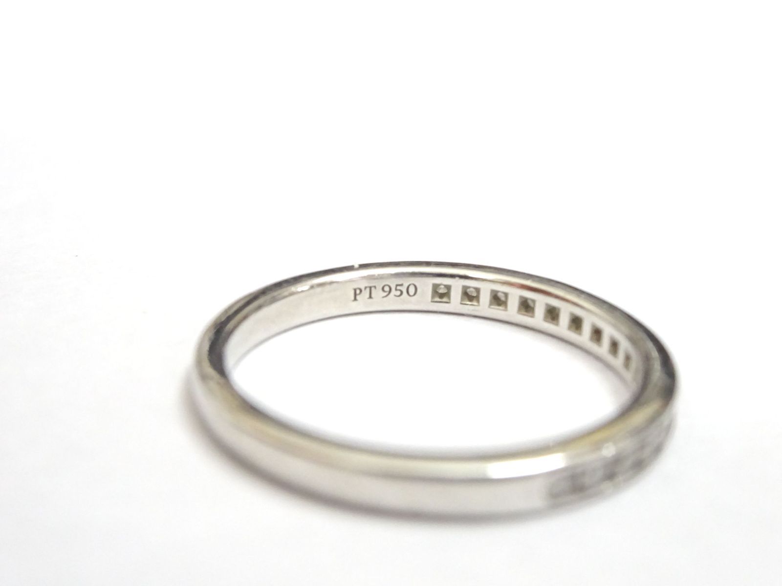TIFFANY&Co. ティファニー PT950 プラチナ ハーフ エタニティ リング 