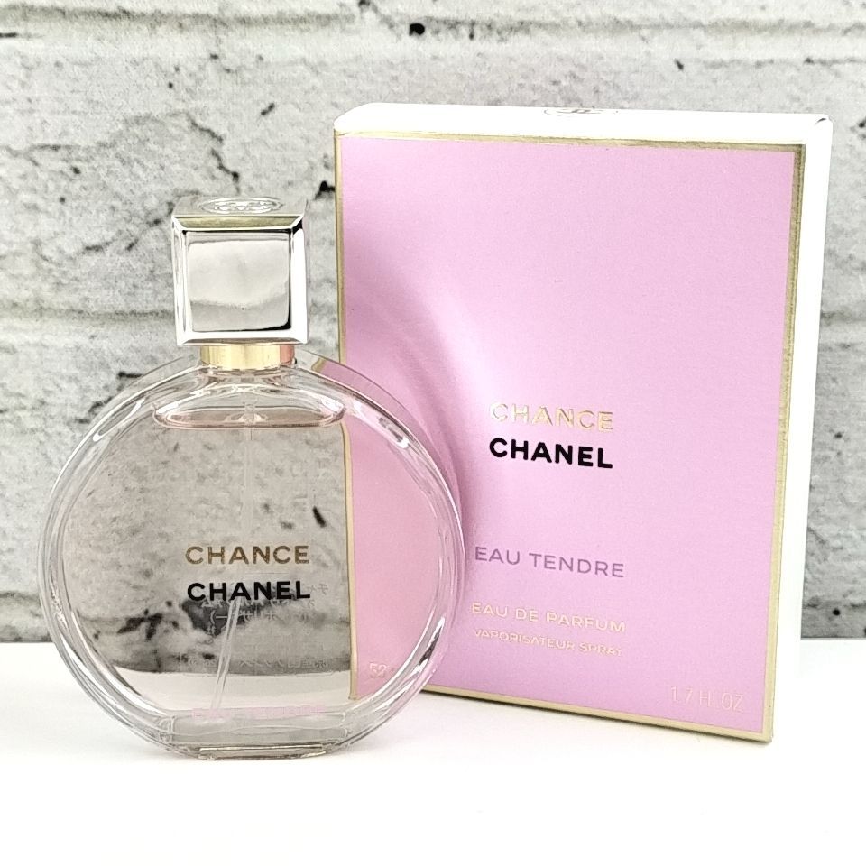 CHANEL U 155 A-1 50ml ほぼ満タン CHANCE EAU TENDRE シャネル チャンス オー タンドゥル EDP オードパルファム SP スプレー 香水 フレグランス