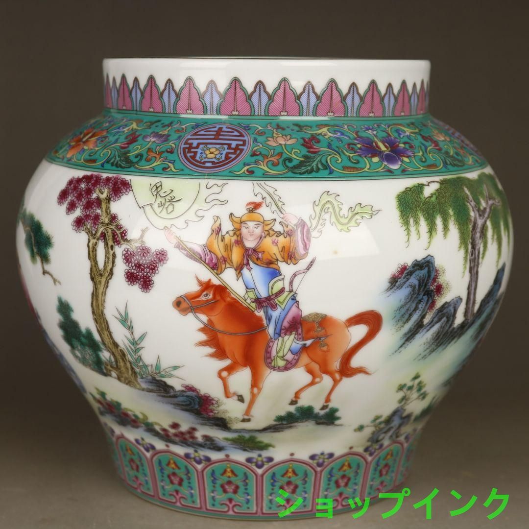 乾隆琺瑯彩六方瓶 景徳鎮 陶磁器 装飾品 工芸品 美術品 置物 乾隆琺瑯彩六方瓶 景徳鎮 陶磁器 装飾品 現代工芸品 美術品 置物