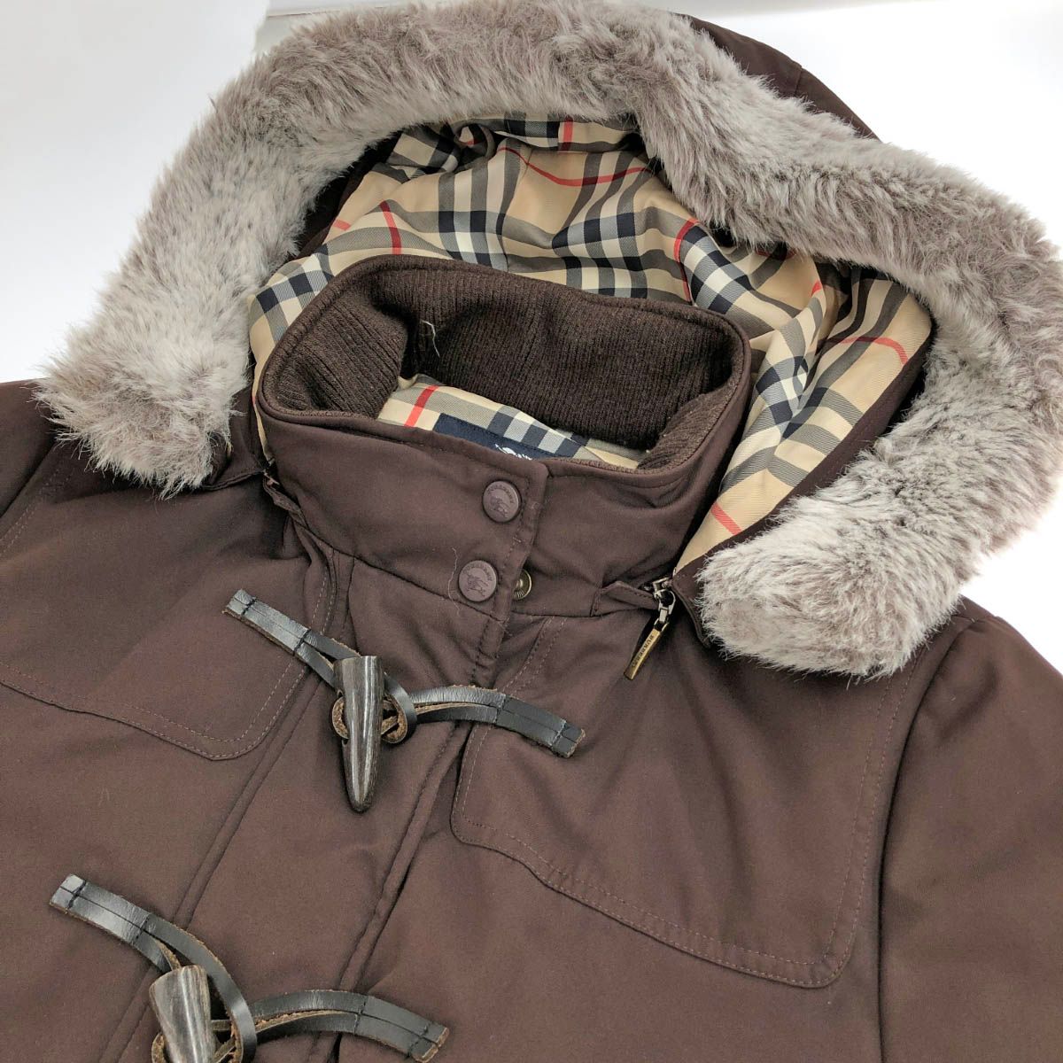 BURBERRY バーバリーロンドン ブラウン ダウンコート 160A BURBERRY