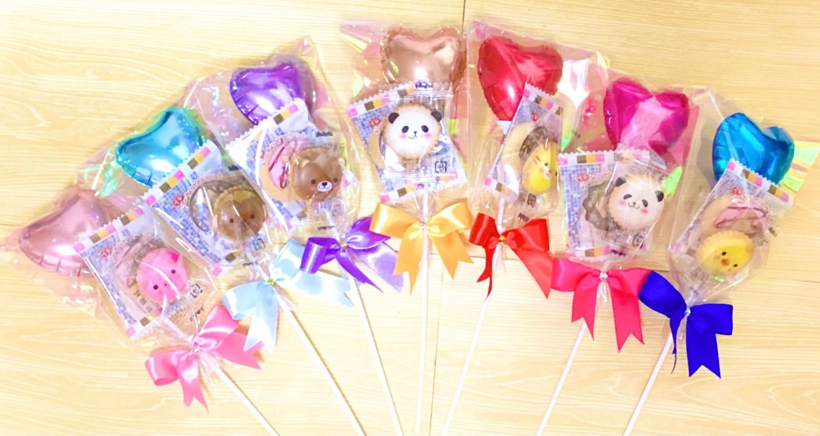 ちびわかめちゃん　キャンディブーケ　25個 ミニお菓子ブーケP♡10個 プチギフト パーティー お配り用