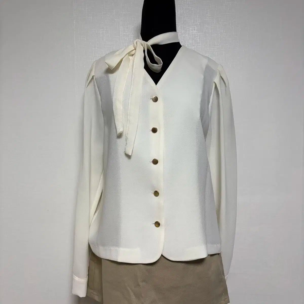 ツイードジャケット ブラウス H ラインスカート SET