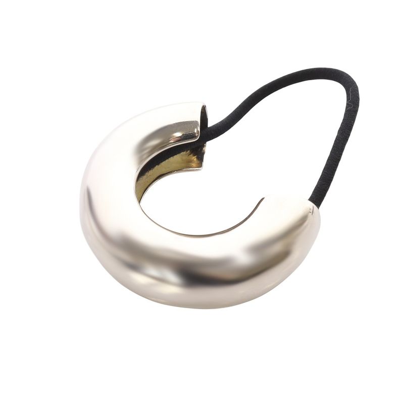 サスキアディツ SASKIA DIEZBOLD HAIR TIE ヘアゴム シルバー色 黒