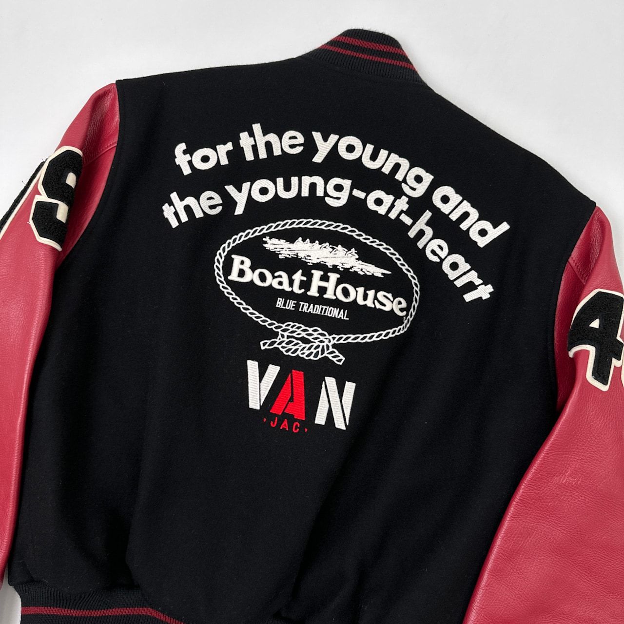 ＼半額SALE／ VAN JAC ヴァンヂャケット Boat House アーチロゴ ナンバリング ジャケット・アウター