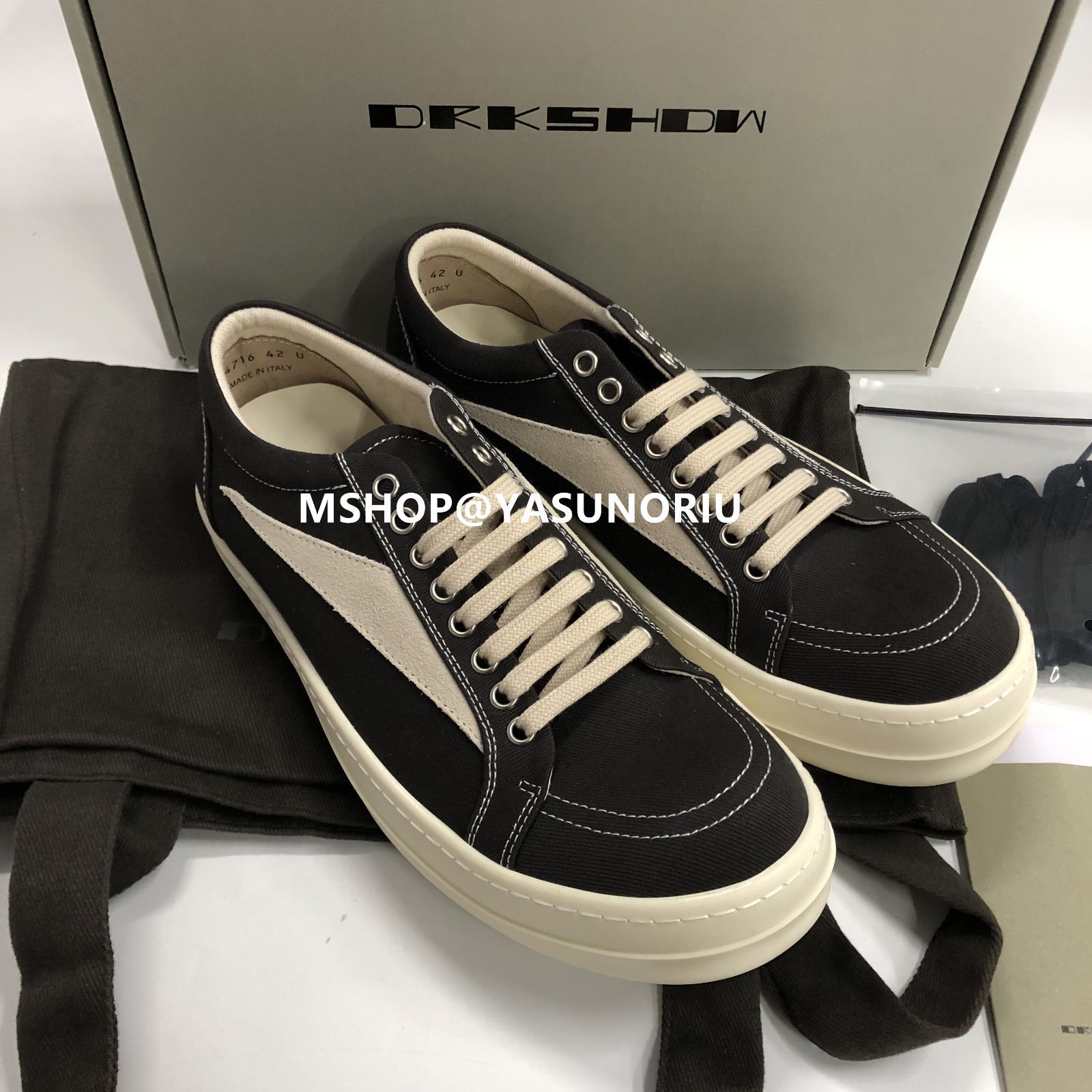 RICK OWENS Drkshdw 23SS Vintage Canvas Sneakers ヴィンテージ  