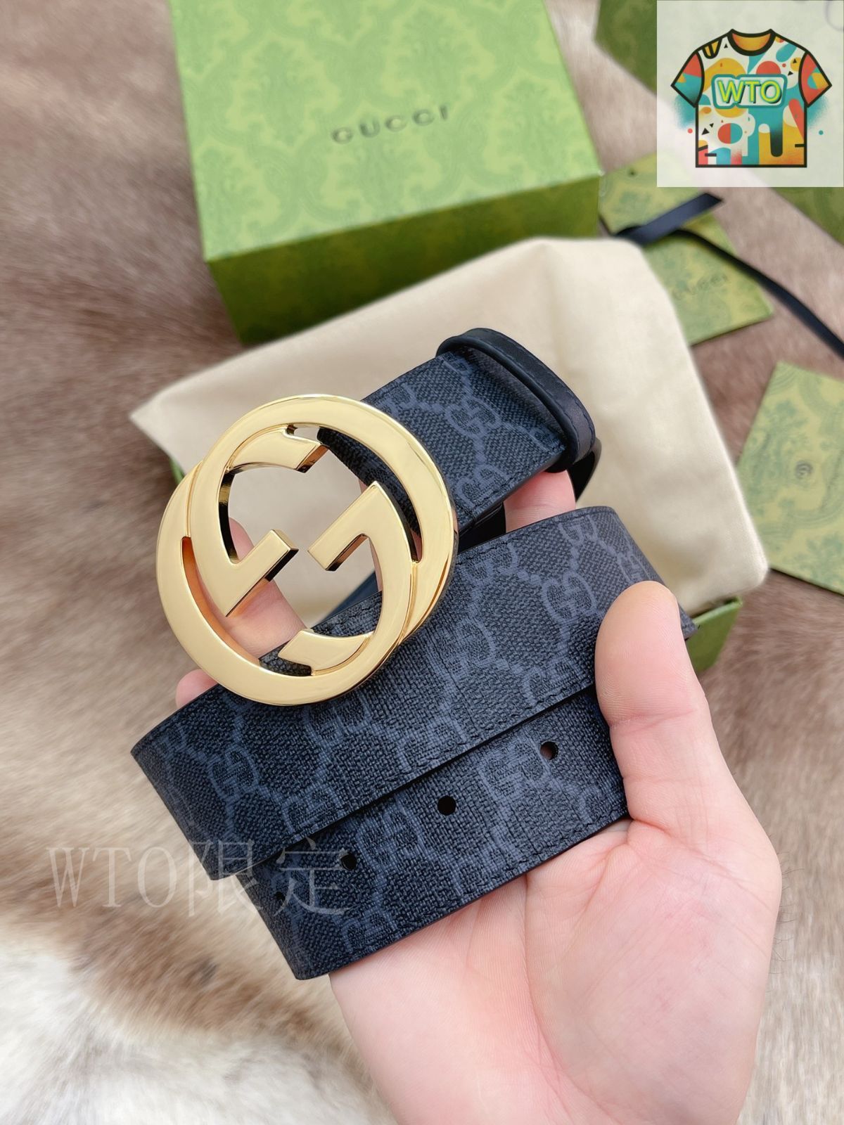 ミミ⭐︎GUCCI【グッチ】ベルト 今日特価】Gucci グッチ ダブル G 4.0cm ベルト - メルカリ