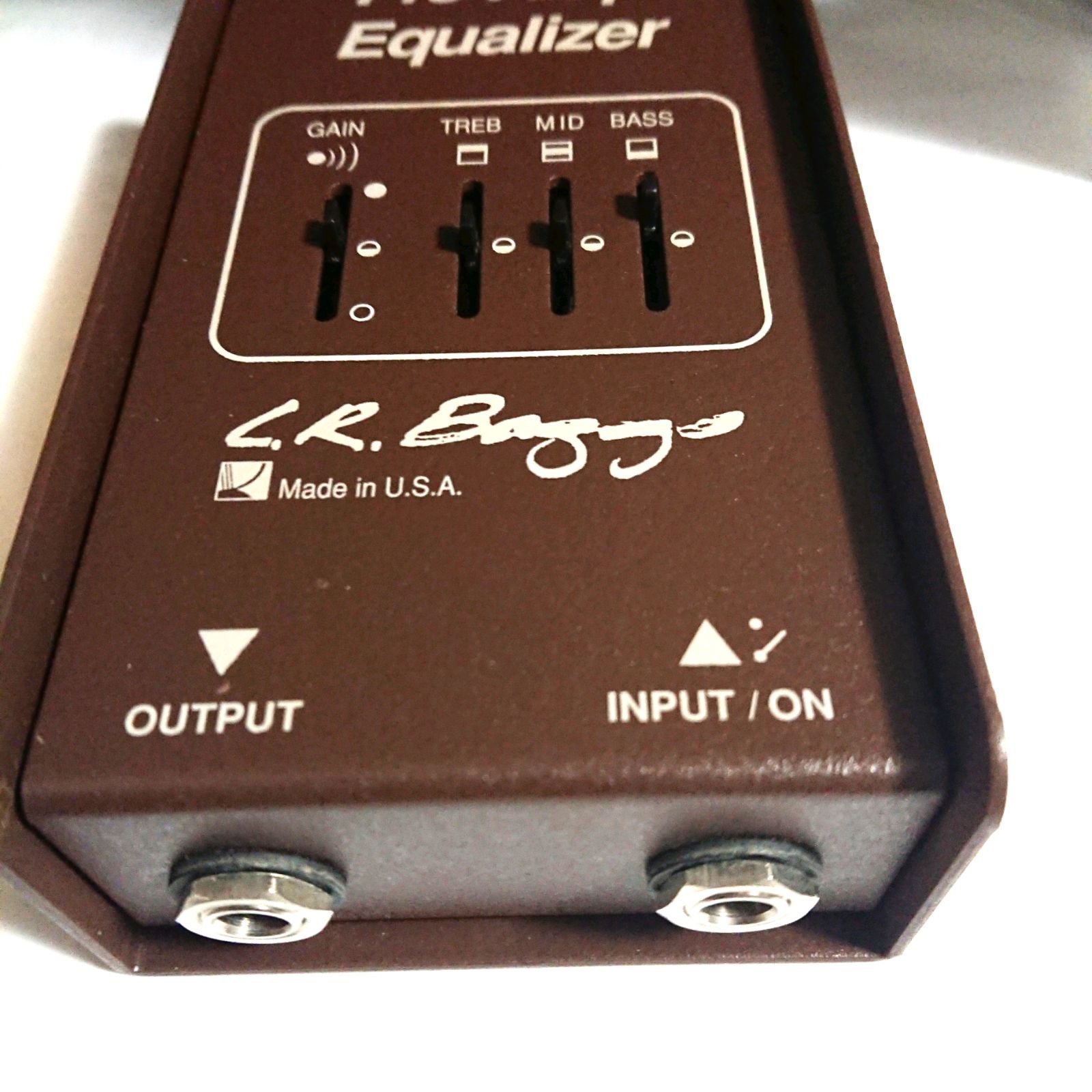 初期型 L.R.baggs Pre-Amp Equalizer エルアールバックス