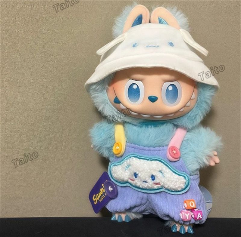 着せ替えぬいぐるみ　洋服　15cm ハンドメイド 15cm 着せ替え ぬいぐるみ服 水色 萌え ぬい活 推し活 推しぬい