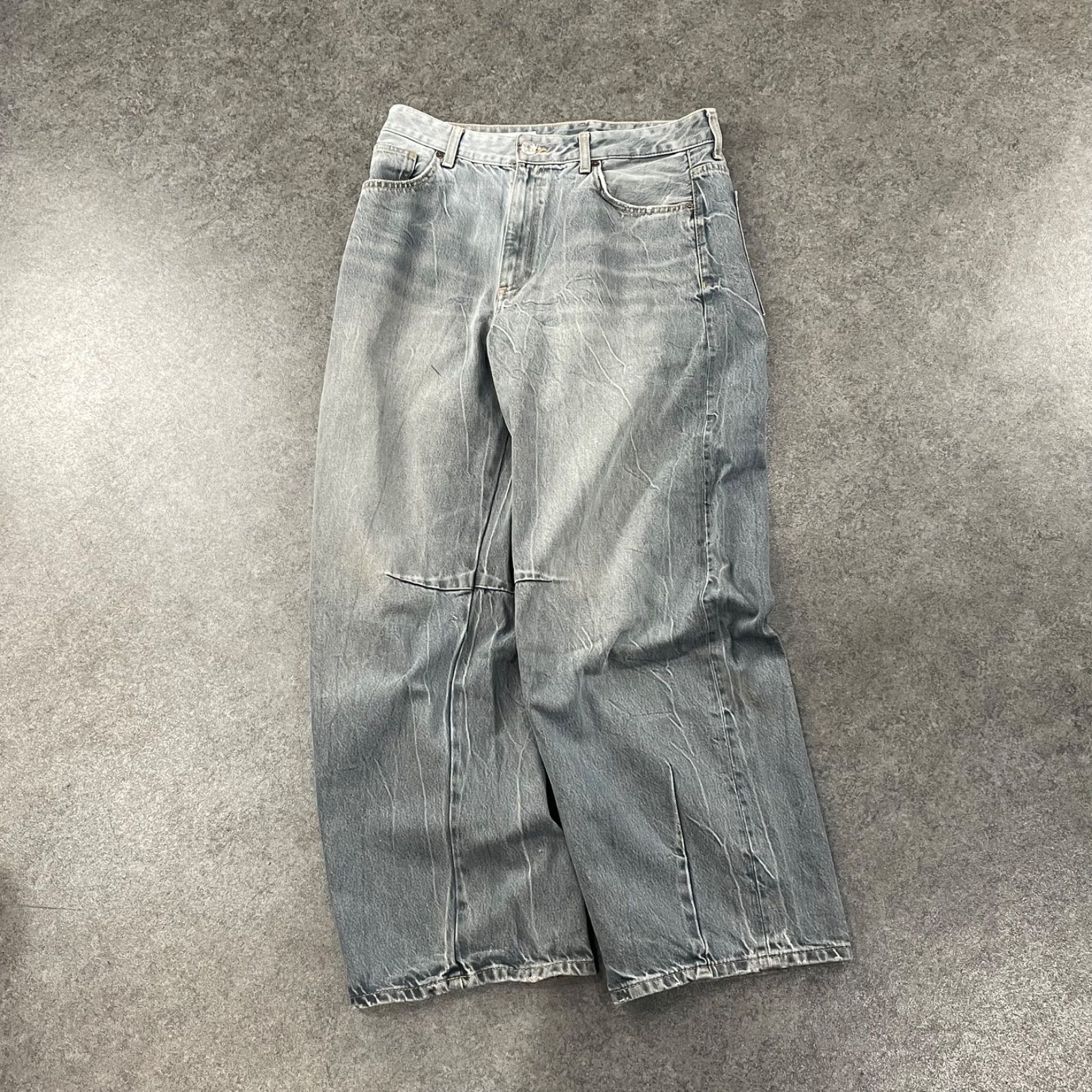 ZARA Baggy Jeans Y2K Used ザラ バギージーンズ デニムパンツ カーブ 