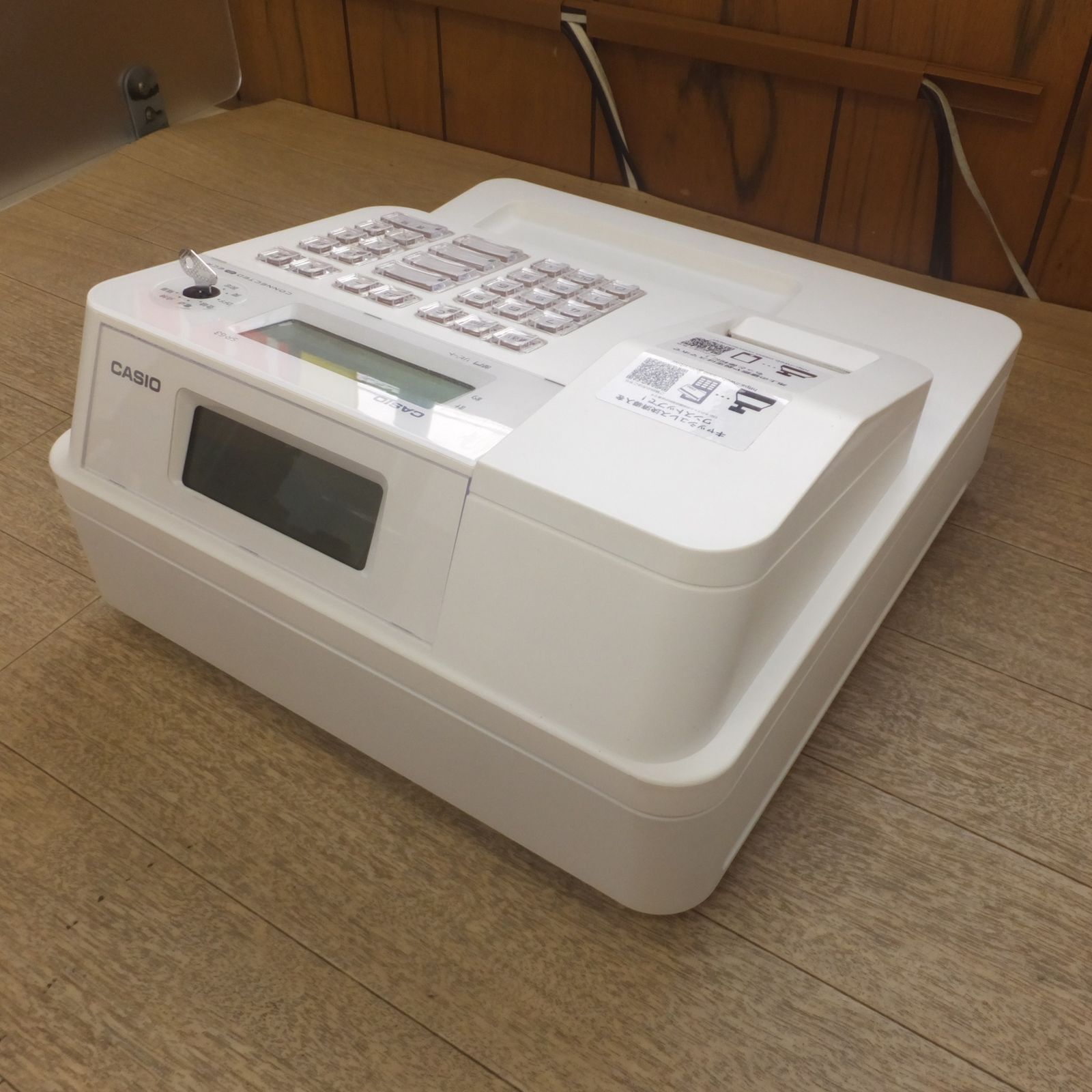 送料無料] キレイ☆カシオ CASIO 電子レジスター SR-G3-WE AC100V～ 50