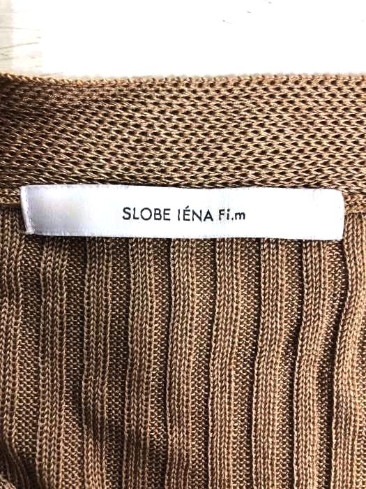 SLOBE IENA - 美品☆SLOBE IENA Fi.mシャイニーロングリブカーディガン スローブイエナ SLOBE IENA Fi.mシャイニーロングリブ