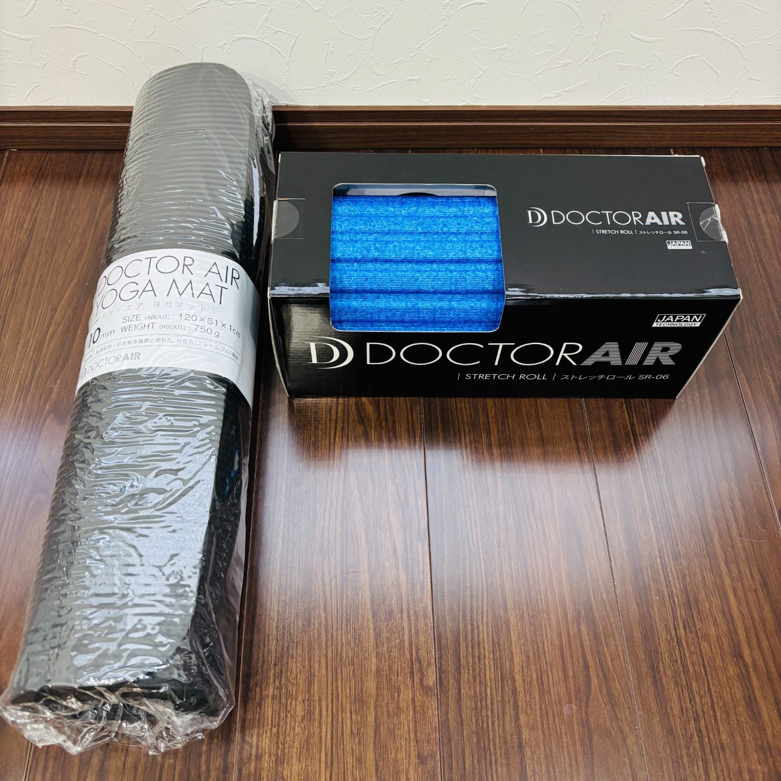 新品　ドクターエア　ストレッチロール　ブルー　SR-06 ヨガマット 新品ドクターエアストレッチロールブルーSR-06 ヨガマット