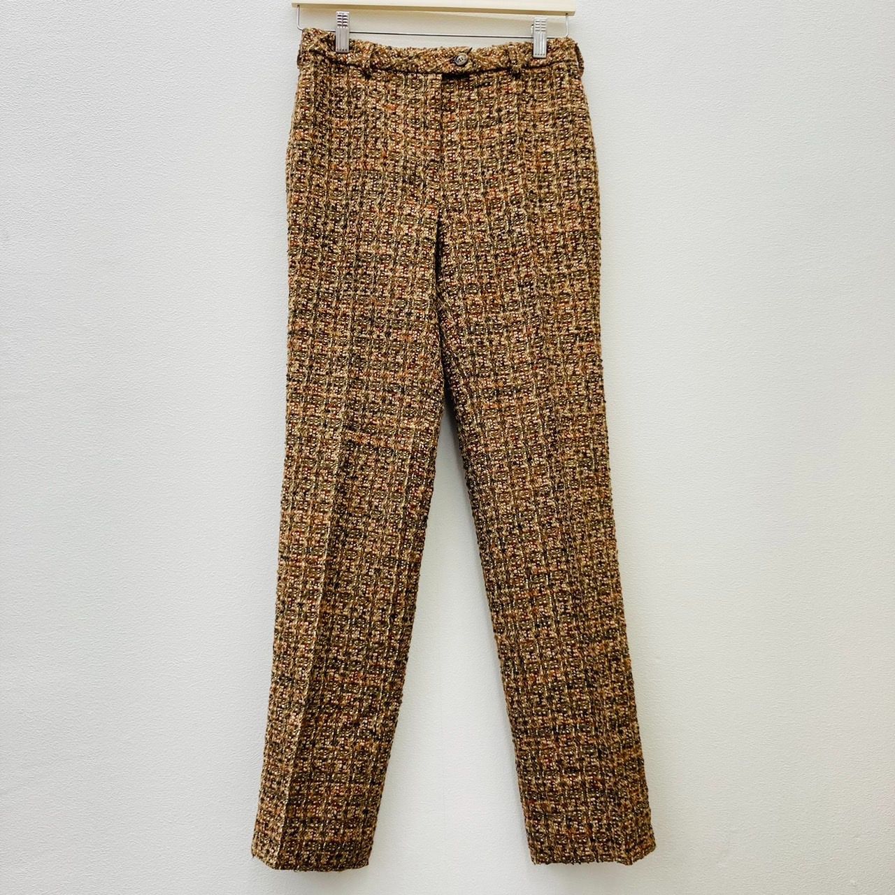 LOEWE ロエベ パンツ ツイード ヴィンテージ ベージュ系 サイズ38