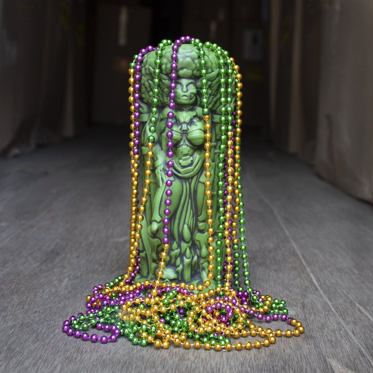 Tiki Farm ティキ マグ 節約 VOODOO GODDESS, MARDI GRAS GREEN Mug