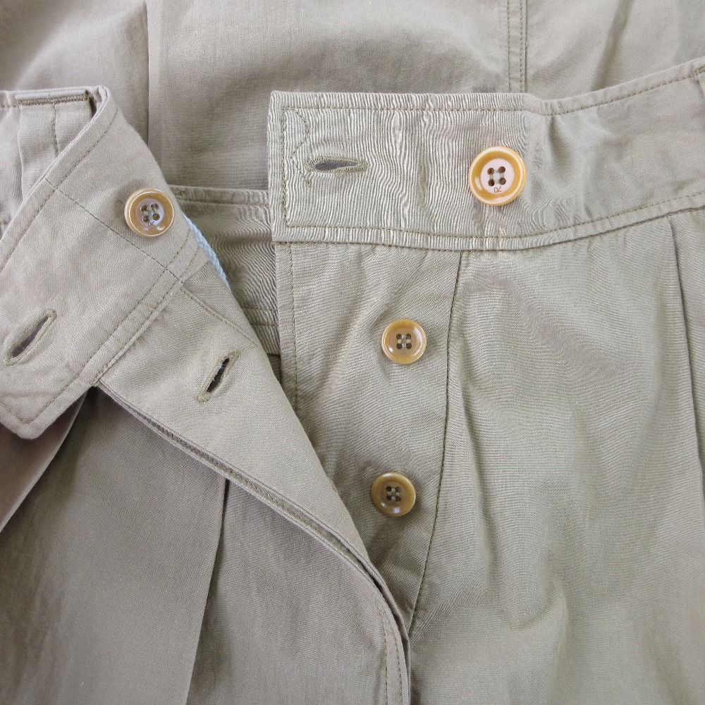 45R フォーティーファイブアール 先染めダンプのキュロットスカート 5034038 サイズ3 キャメル レディース 古着 DECORATOM_COM_BR