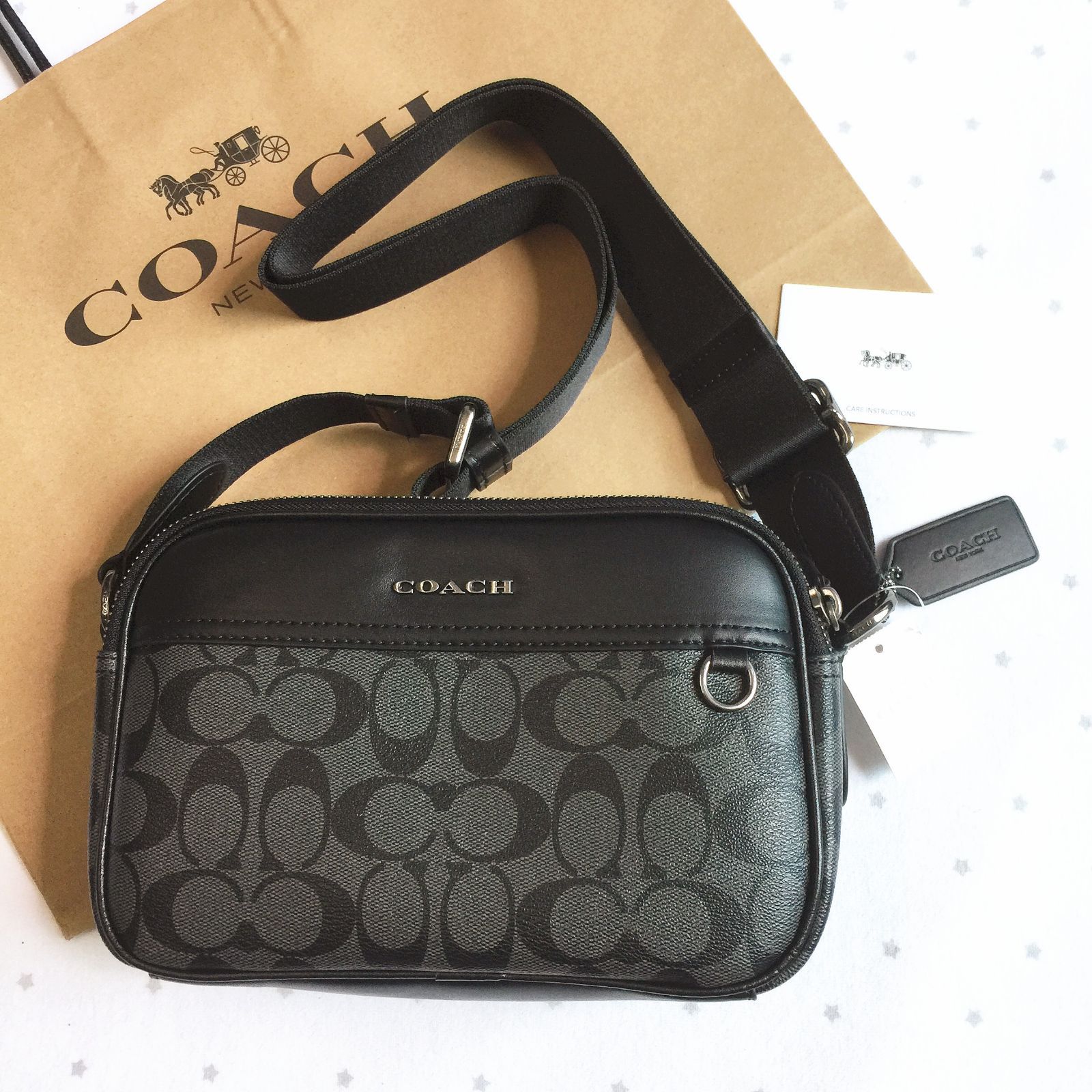 値下げ）コーチ COACH★バッグ(ショルダーバッグ)F50715 コーチ/COACH ショルダーバッグ F50715 クロスボディーメンズバッグ