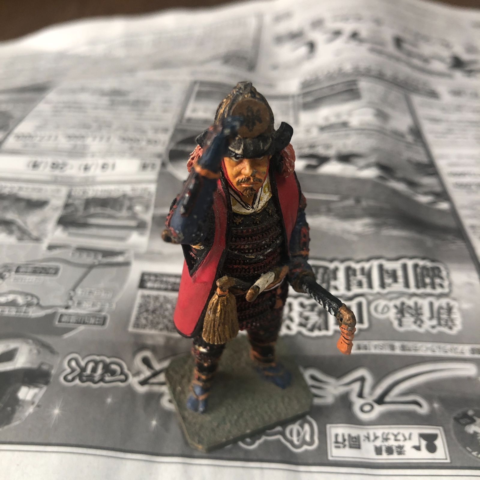 デルプラド 戦国覇王 No.55 毛利輝元 フィギュア 歴史を変えた