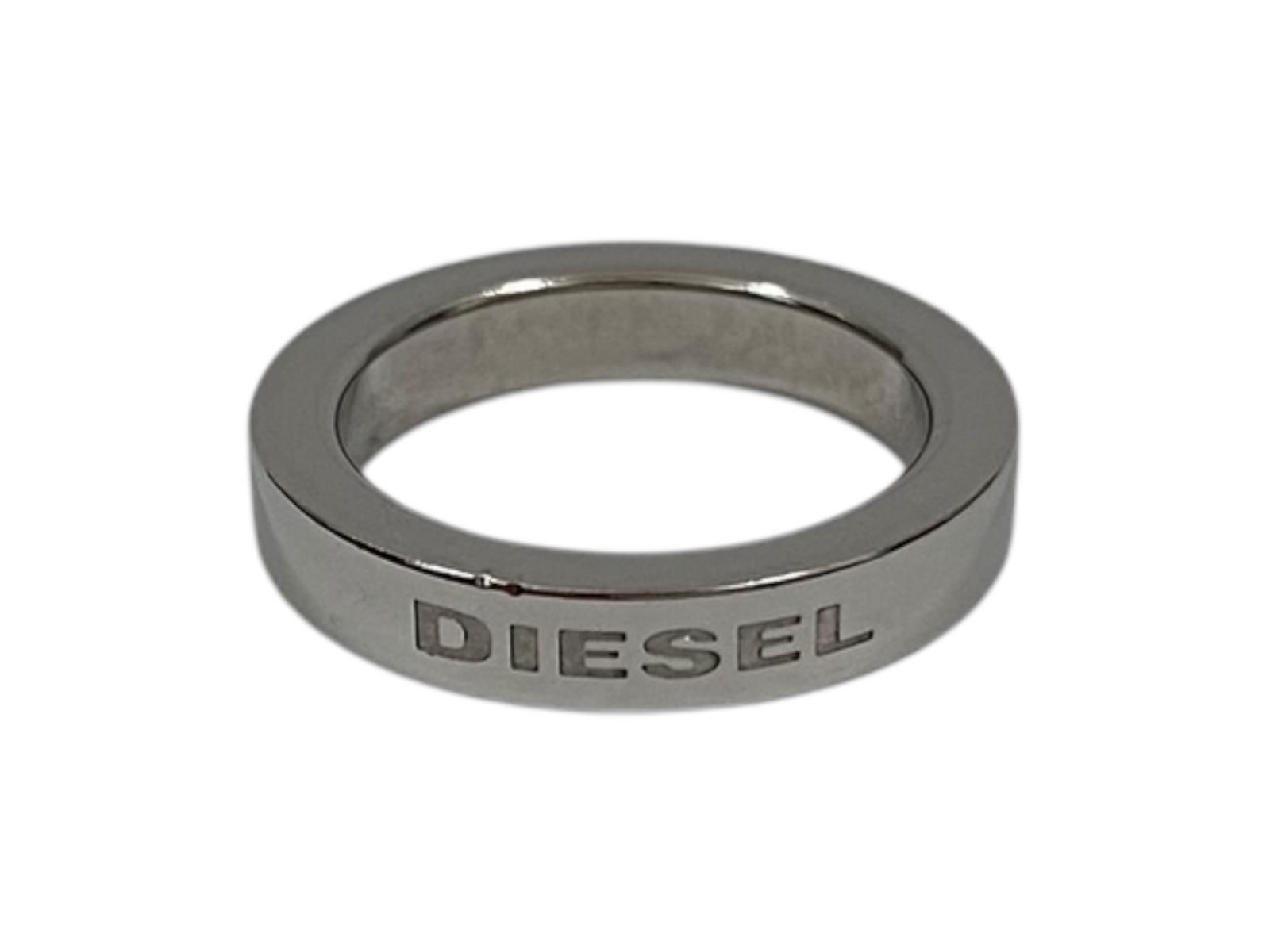DIESEL (ディーゼル) ダブルリング ネックレス DX116800DJW シルバー