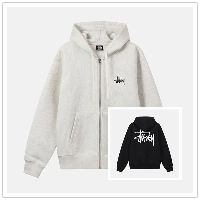 【未使用】スウェットパーカー 新品未使用*ステューシー STUSSY BASIC STUSSY ZIP HOOD HOODIE