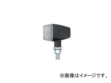 2輪 POSH Faith クラシカルウインカー スリム＆シャープタイプ 亜鉛ダイキャストボディ ブラックボディ/クリアーレンズ ダブル球 095447-06 入数：2個