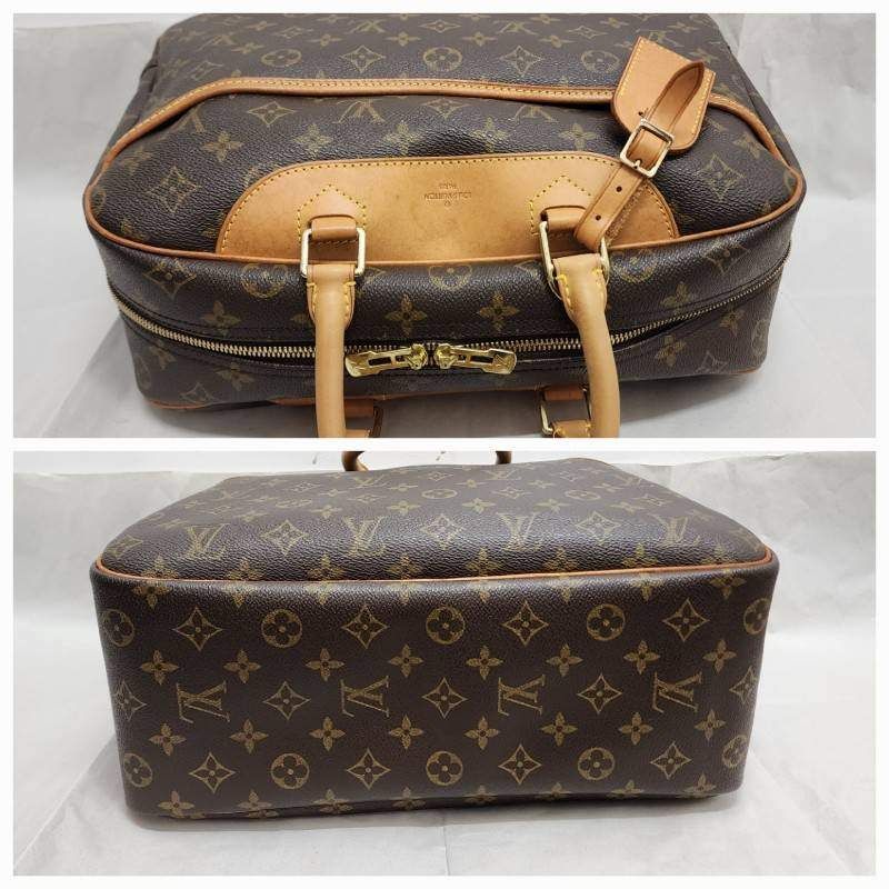 LOUIS VUITTON ルイヴィトン ボーリング ヴァニティ ドーヴィル M47270 MB0012 ブラウン モノグラム ハンドバッグ レディース 22510K14 DECORATOM_COM_BR