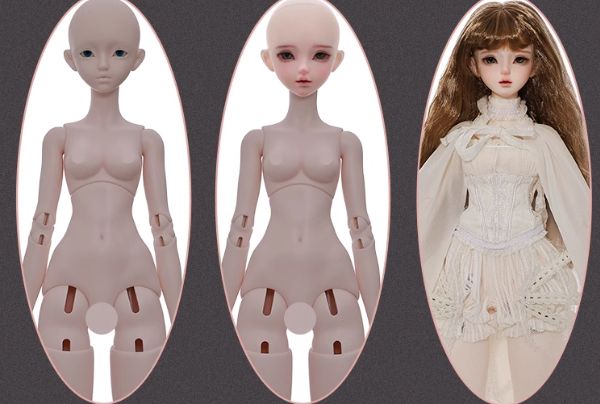 AX109 BJD 1/4 ドール本体 angel 球体関節人形 ハンドメイド
