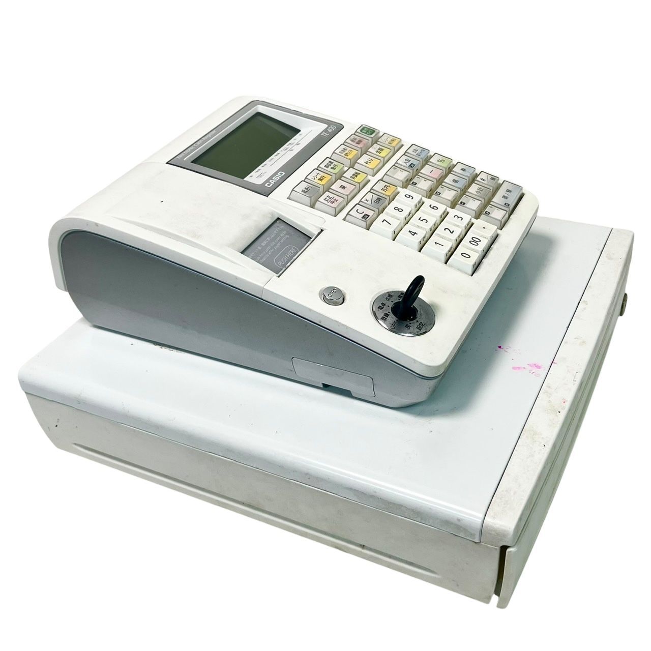 CASIO TE-400-BK カシオ レジスター 10部門 ドロア分離型 【公式通販】