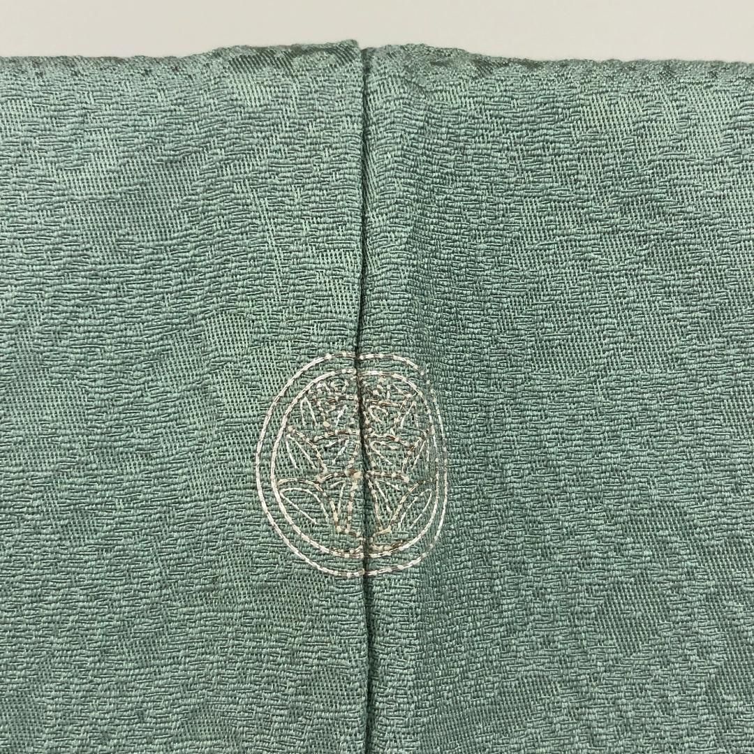 色無地 錆青磁色 花唐草地模様 しつけ糸 K-5346 - メルカリ