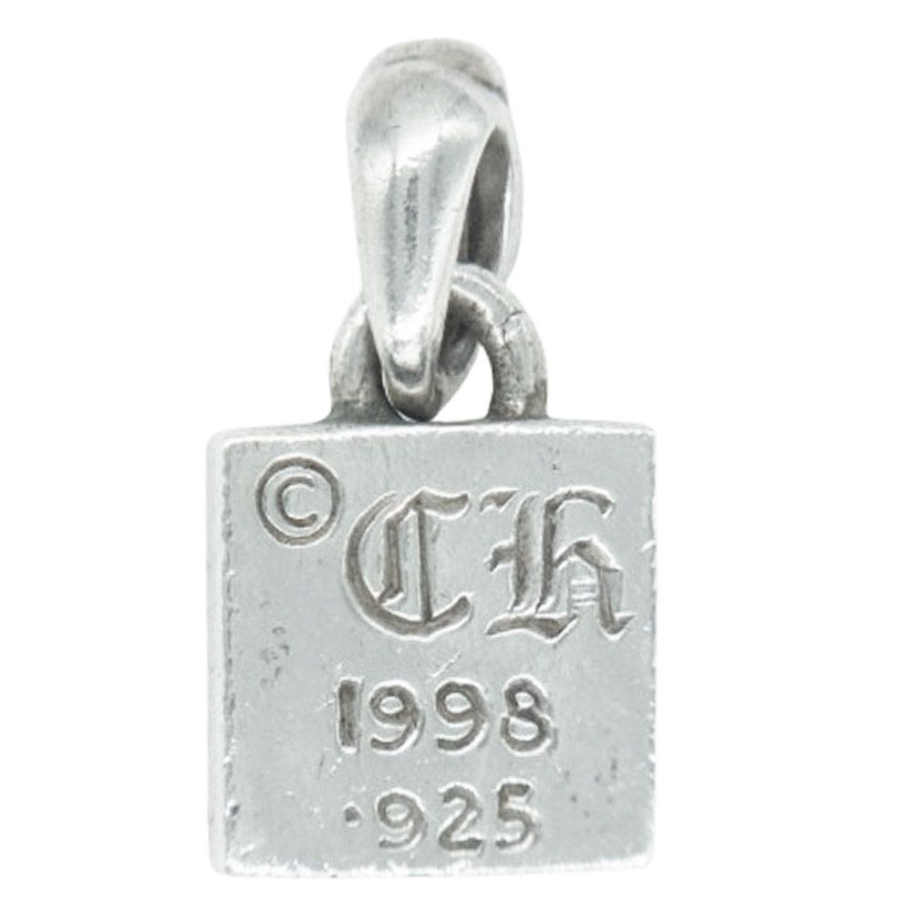 CHROME HEARTS クロムハーツ 原本無 FRAMED HEART フレームド ハート チャーム ペンダント ネックレス トップ シルバー系