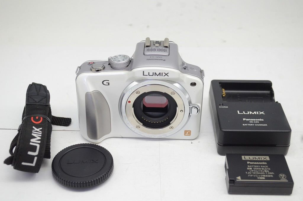 Panasonic パナソニック LUMIX DMC G3 ボディ ミラーレス一眼カメラ ホワイト 250926c