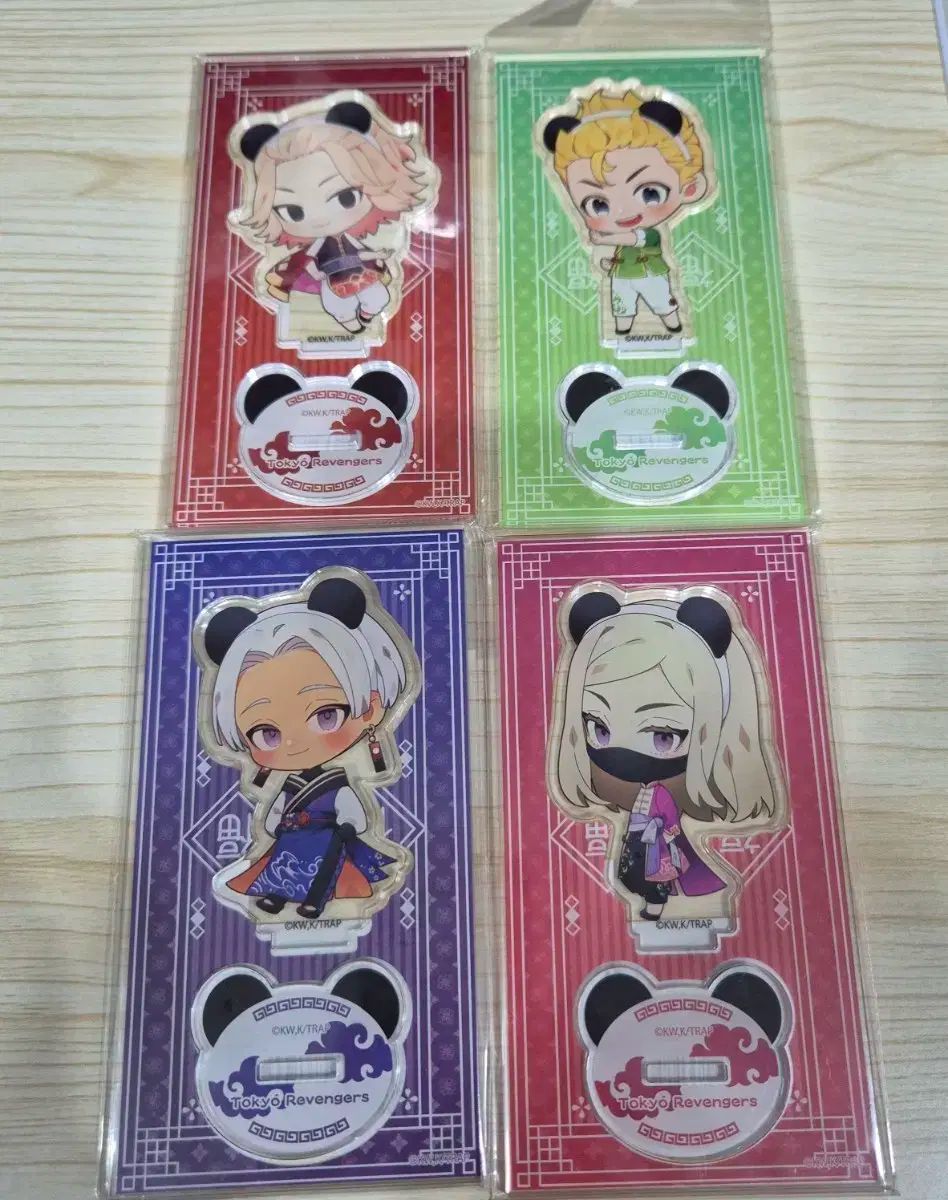 東京リベンジャーズ パンダ耳 チャイナ アクリル スタンド 4種