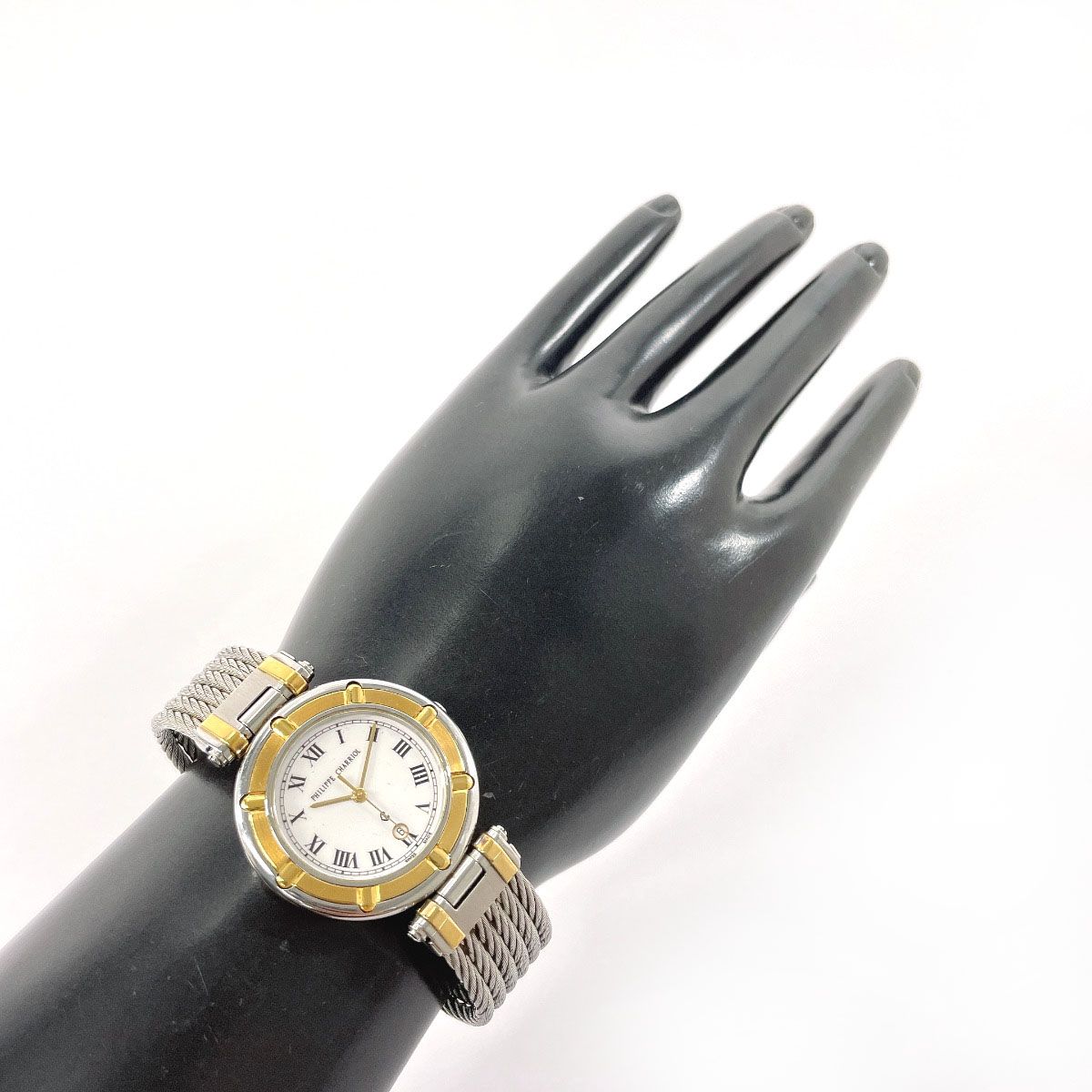 稼働品☆ フィリップシャリオール サントロペ 12Pダイヤ 7007901 楽天