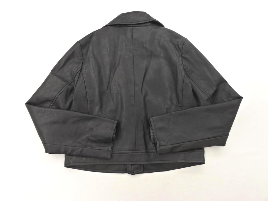 MERCURYDUOライダースジャケット 黒 MERCURYDUO フェイクレザーライダースジャケット（ブラック
