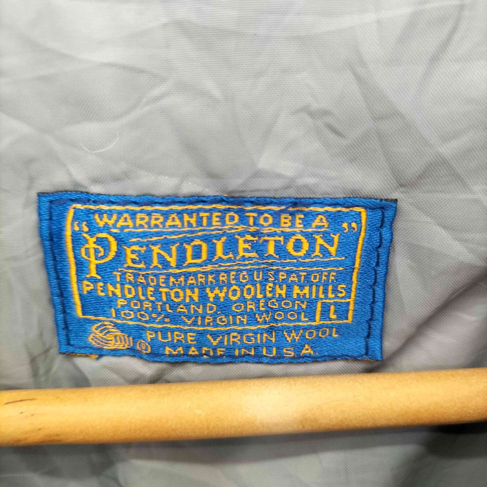 ペンドルトン PENDLETON 70S MADE IN USA エルボーパッチ