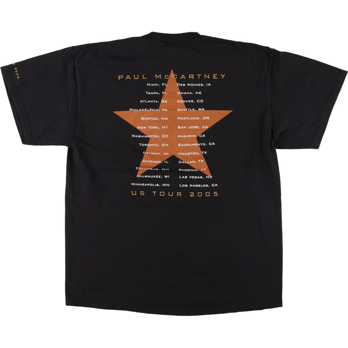 00s giant \"Paul McCartney\" Tee バンドt 楽天市場】00s ☆ ポール マッカートニー 両面 ツアー プリント