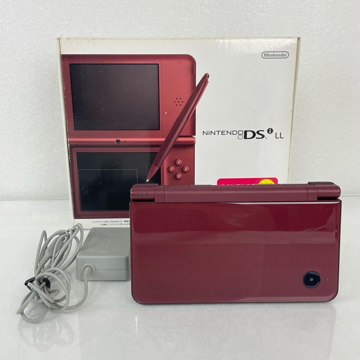 任天堂 - Nintendo DSi LL WINE RED 液晶黄ばみ 本体美品 動作良好 2496695462.jpg?1738465307